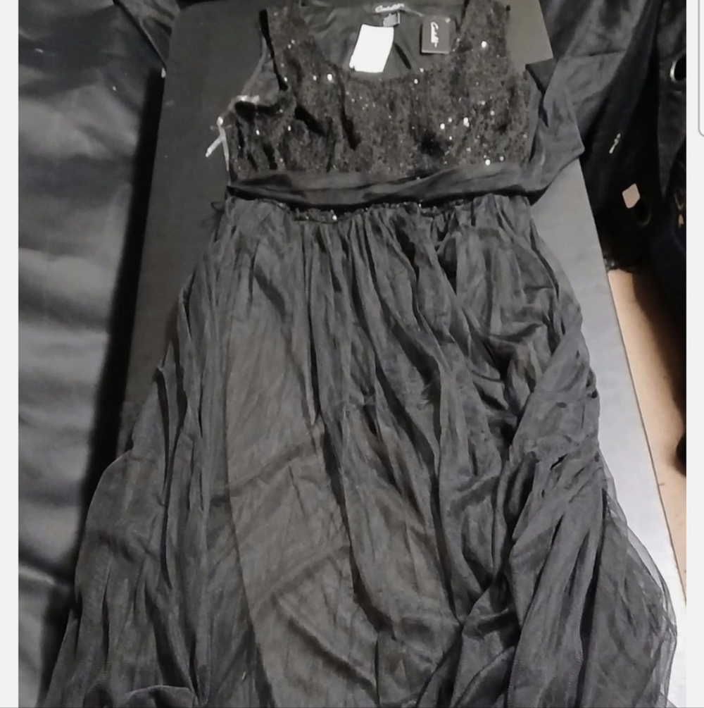 New With Tag Black Candalite Dress Size L